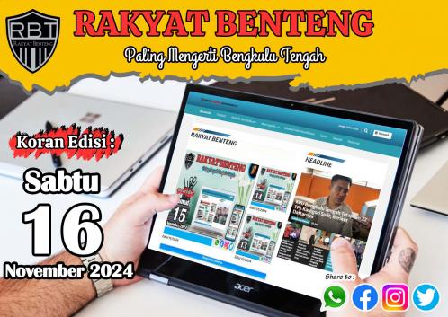 RAKYAT BENTENG, SABTU 16 NOVEMBER 2024