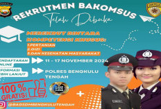 Rekrutmen Bintara Kompetensi Khusus di Polres Bengkulu Tengah Dibuka 11 November