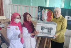 BRI Peduli Bersama Anggota DPR RI Erna Sari Dewi Salurkan Mesin Jahit untuk UMKM Bengkulu Tengah