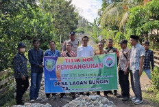 Rabat Beton 97 Meter Jadi Program Pembangunan Infrastruktur di Desa Lagan Bungin