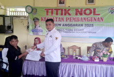 BLT Dana Desa Cair untuk 5 KPM, Dua Proyek Infrastruktur Dimulai di Taba Renah