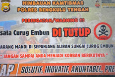 Spanduk Peringatan Kembali Dipasang, 2 Wisata di Bengkulu Tengah Rawan Bahaya Ditutup Sementara