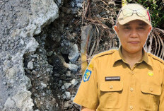 Jalan Kabupaten di Desa Panca Mukti Terancam Ambles, Dinas PUPR Bengkulu Tengah Tindaklanjuti