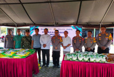 Polres Bengkulu Tengah Gelar Gerakan Pangan Murah, Masyarakat Antusias