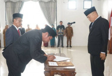 21 Pejabat Eselon II Dilantik, Bupati Bengkulu Tengah Dorong OPD Jemput Program Pusat
