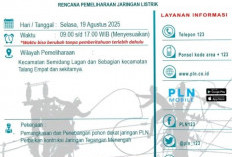 Hari Ini Listrik di Semidang Lagan dan Talang Empat Dipadamkan, Berikut Alasannya