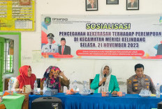 Stop Kekerasan Pada Perempuan, Warga di Kecamatan Merigi Kelindang Ikuti Sosialisasi