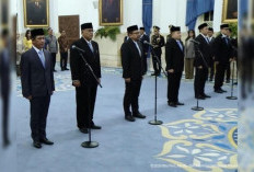 Prabowo Lantik 6 Pejabat, Jumhur Jadi Menteri LH, Dudung Menjabat KSP
