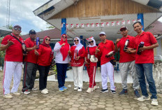 Meriah! Kecamatan Talang Empat Gelar Jalan Santai Peringati Kemerdekaan