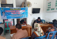 Warga Tergolong Miskin Ekstrem Terdata Penerima BLT, Musdesus Desa Curup Tetapkan 7 KPM