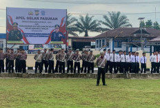 Kapolres Bengkulu Tengah Pimpin Apel Gelar Pasukan Operasi Keselamatan Nala 2024