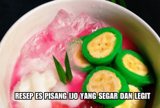 Hidangan Manis dari Makassar, Intip Resep Es Pisang Ijo yang Segar dan Legit, Cocok Jadi Takjil Buka Puasa