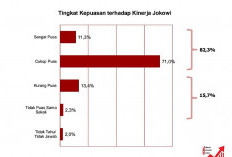 Tak Terpengaruh Kegaduhan Politik, 82,3% Publik Puas dengan Kinerja Jokowi