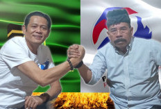 Momen 2 Ketua Parpol Salam Komando, Siap Berjuang Menangkan Rachmat Riyanto 