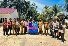 Lima Proyek Fisik Dimulai, Pemdes Dusun Baru II Tetapkan Titik Nol
