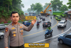 Arus Mudik di Jalur Liku Sembilan Terpantau Ramai Lancar