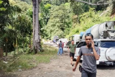 Jalur Bukit Daun Ditutup Sementara, Kasat Lantas Bengkulu Tengah Imbau Pengendara Waspada