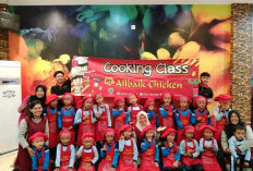 Murid PAUD Mutiara Hati Ikuti Cooking Class Bersama Allbaik Chicken