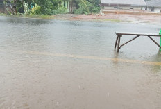 7 Rumah di Desa Bajak 1 Terendam Banjir Akibat Drainase Jalan Provinsi Tersumbat