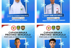 3 Putra dan 1 Putri, Bengkulu Tengah Kirim Perwakilan Capaskibraka ke Tingkat Provinsi