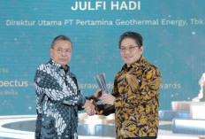 Dirut Pertamina Geothermal Energy Raih Penghargaan di ISRA 2024