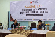 Bersama Puluhan Media, Ormas dan Unsur Masyarakat Adakan Sosialisasi Pengawasan Masa Kampanye Pemilu 2024