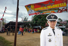 Anak-Anak Hingga Orang Dewasa Ramaikan Perlombaan Hari Kemerdekaan di Desa Paku Haji