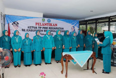 Ketua TP PKK Bengkulu Tengah Lantik 11 Ketua PKK Kecamatan, Tekankan Peran Sebagai Penggerak Perubahan
