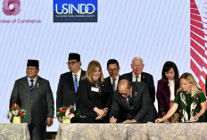 Prabowo Bercerita soal MBG, Danantara, hingga Pemberantasan Korupsi di Depan Pengusaha AS