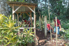 Sambut HUT RI, TPU dan Makam Keramat di Desa Paku Haji Dibersihkan