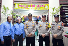 Kapolsek Talang Empat Bersama Jajaran Lakukan Monitoring Pengamanan Ibadah Natal