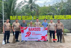 Sambut Hari Bhayangkara ke-79, Polsek Talang Empat Gelar Bakti Sosial Religi