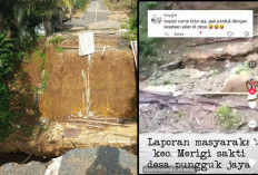 Viral Jalan Putus di Pungguk Jaya Picu Kecelakaan, Bupati Rachmat Sampaikan Penjelasan Ini