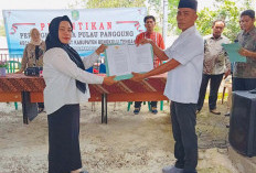 Novi Ermita Sari Resmi Jabat Kaur Pemerintahan Desa Pulau Panggung