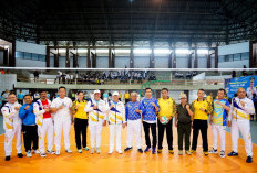 Semarak HUT ke-55 Provinsi Bengkulu, Gubernur Rohidin Buka Turnamen Bola Volly Kapolda Cup