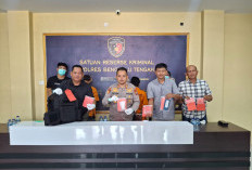 Bawa Paket Sabu Senilai Rp15 Juta, Dua Warga Bengkulu Utara Diciduk Polisi Benteng