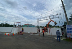 Progres Pembangunan RSUD Bengkulu Tengah Tipe C, Lantai Tiga Bangunan Utama Telah Rampung