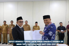 Febrian Fatahillah Resmi Dilantik Jadi Dewan Pengawas Perumda Tirta Rafflesia, Begini Pesan Bupati