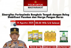 Polres Bengkulu Tengah Gelar Pangan Murah 14 Agustus Mendatang, Warga Bisa Belanja Lebih Hemat