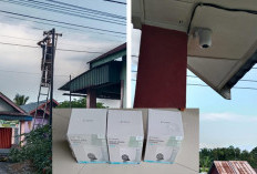 Tingkatkan Keamanan Lingkungan, Pemdes Durian Demang Pasang 3 CCTV