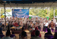 Bakti Kesehatan Polda Bengkulu, 80 Warga Desa Taba Lagan Dicek Kesehatan