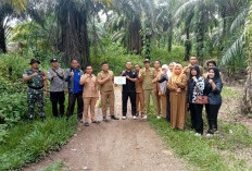 Titik Nol Ditetapkan, Pemdes Pungguk Jaya Bangun Jalan Rabat Beton Sepanjang 400 Meter Menuju Perkebunan