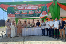 Bazar Murah Berkah Ramadan Bank Bengkulu Bersama Bulog ‘Banjir’ Pembeli 