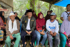 Rela Hujan-hujanan, Sekda Rachmat Riyanto Hadiri Titik Nol Pembangunan Irigasi Padang Segaro 