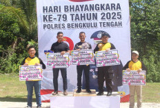 Lomba Menembak Warnai Peringatan HUT Bhayangkara ke-79 di Bengkulu Tengah, 2 Plt Kepala OPD Sabet Juara