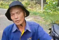 Kondisi Jalan Lubuk Unen-Taba Durian Sebakul Dikritik Pedas Warga