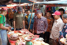 Wabup Tarmizi Sidak Pasar Taba Penanjung, Temukan Los Tak Dimanfaatkan Pedagang