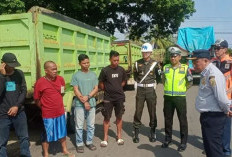 Dishub Bengkulu Razia Truk Batu Bara, Sopir Diingatkan Batas Maksimal 12 Ton