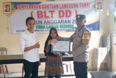 Tujuh Warga Lagan Bungin Akhirnya Terima BLT Dana Desa Enam Bulan Sekaligus