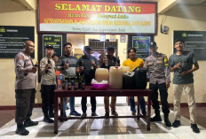 Operasi Pekat di Liku Sembilan, Polsek Taba Penanjung Sita 130 Liter Tuak dan Miras